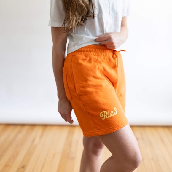 Enchante Brand Sweatshorts - Ric3 Orange and Peach - Picture 2 of 5